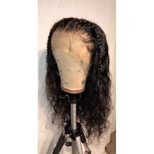 Indian natural wave lace frontal wig